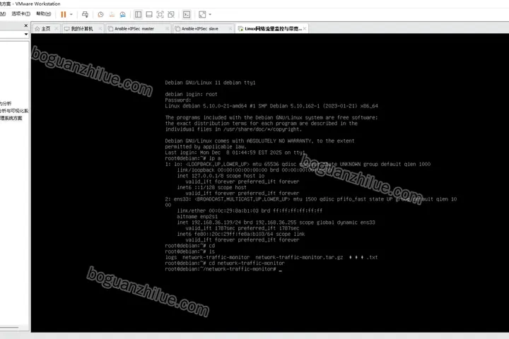 Linux网络流量监控与带宽管理系统方案设计与实现项目截图