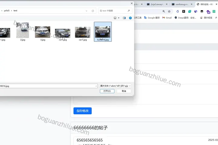 基于python的论坛设计项目截图