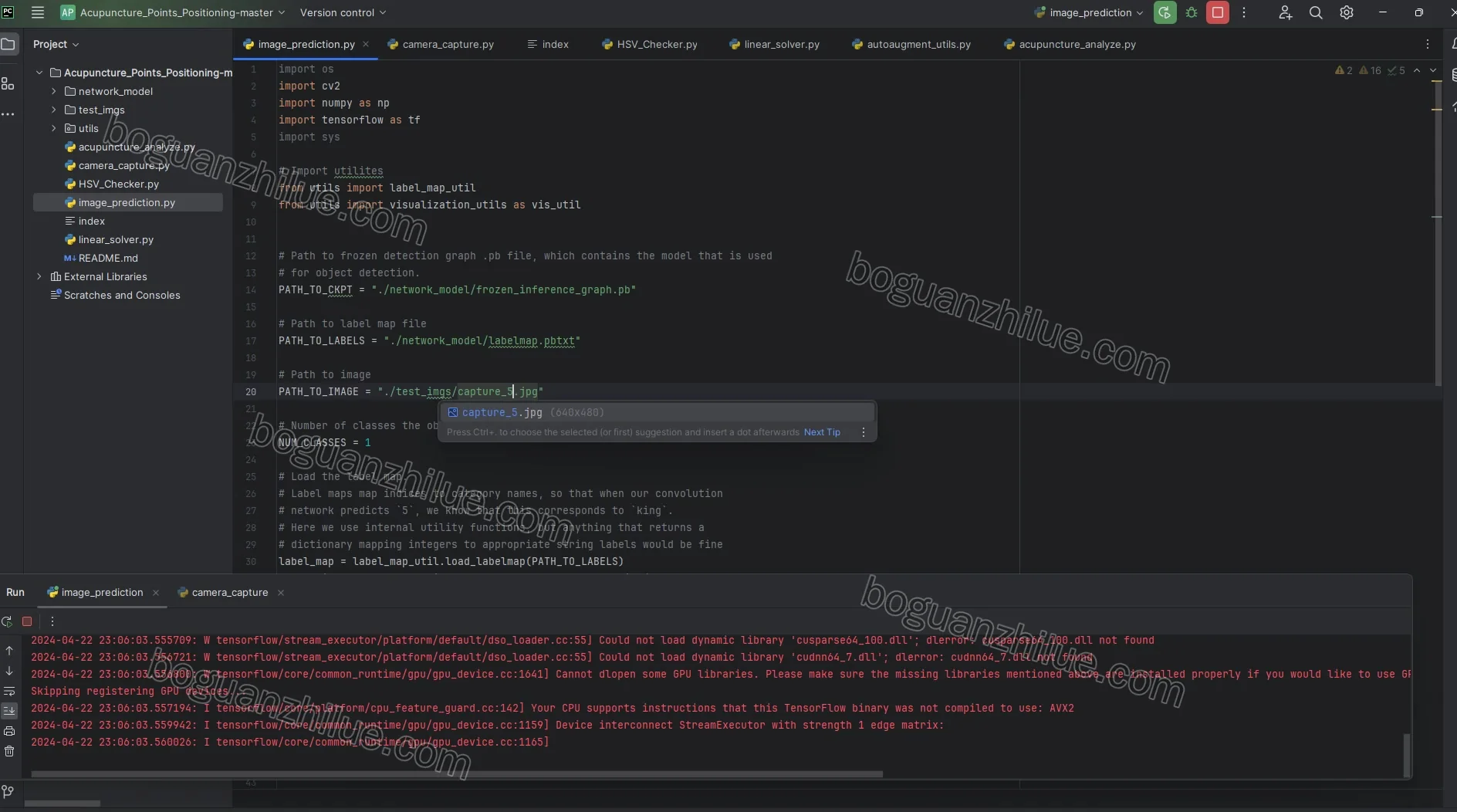Python艾灸机器人自动搜索模块设计与实现项目截图 7