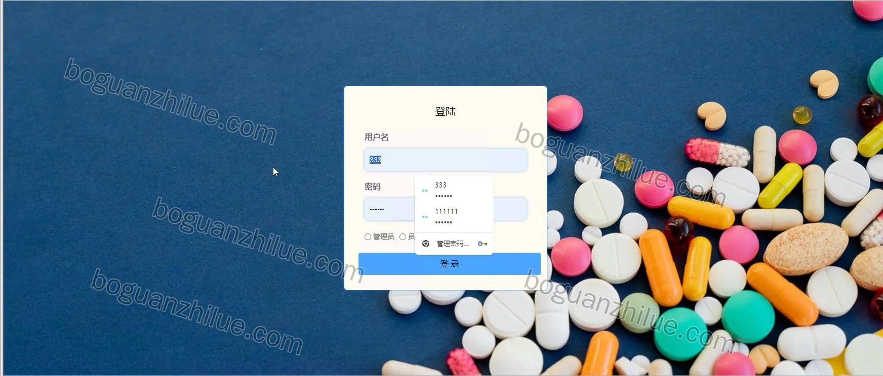 基于Java语言的药品销售管理系统项目截图 3