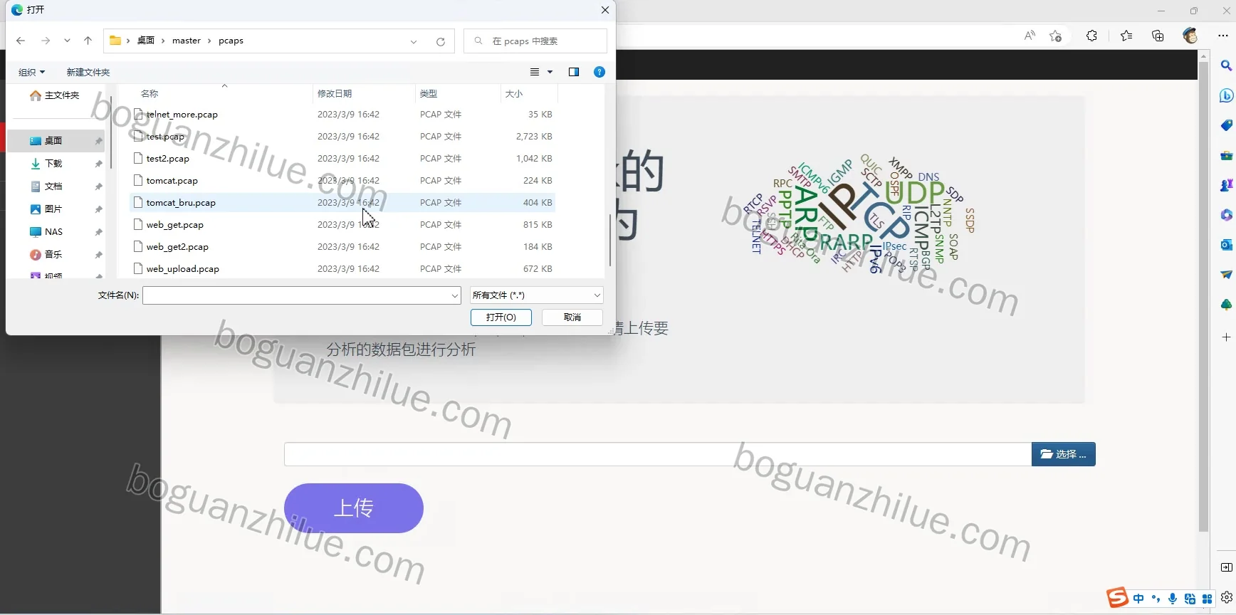 基于Wireshark的校园网用户行为上网分析系统的设计与实现项目截图 5