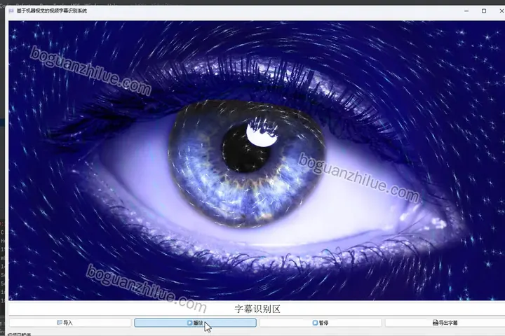 基于机器视觉的视频字幕识别系统项目截图